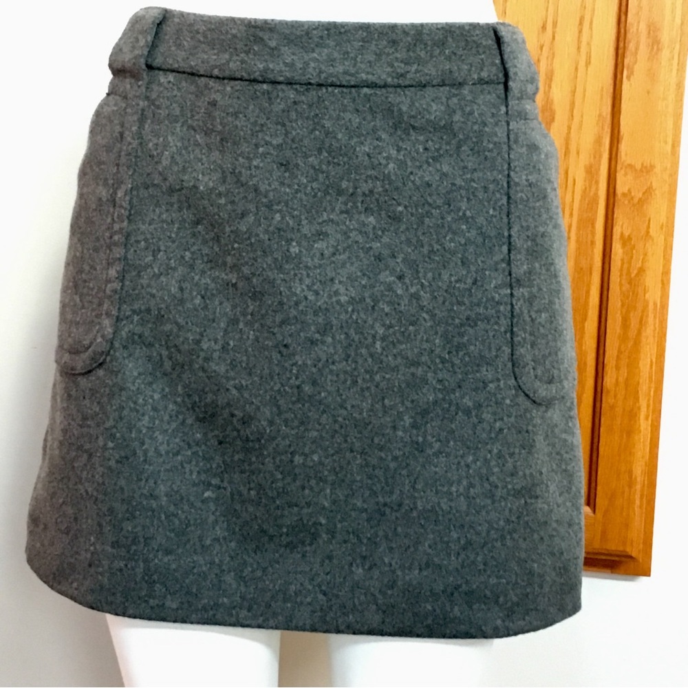 J. Crew Wool Mini Skirt Size 12
